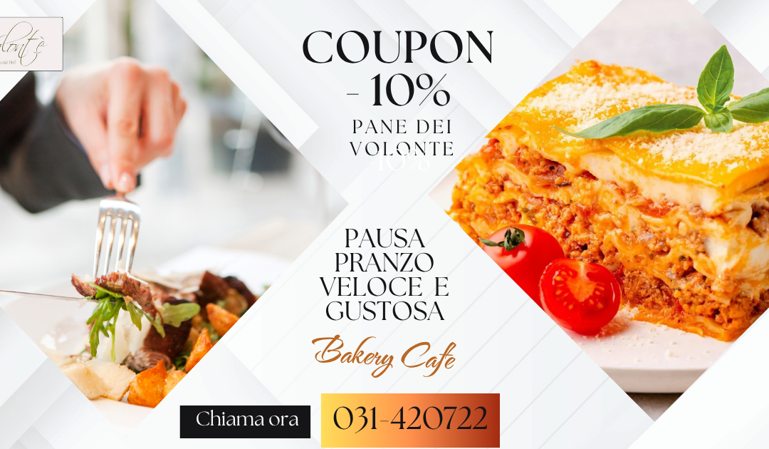 La tua pausa pranzo perfetta è qui!